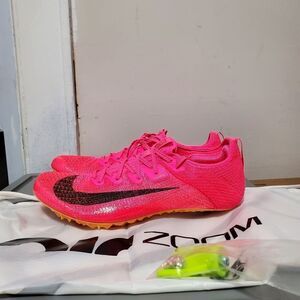 Nike Zoom Superfly Elite 2 Mens Sz 9 Sprinter Shoe Pink/Black New With Bag